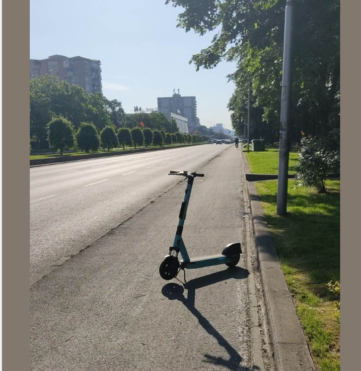„Тротинет на велосипедска патека -Замислете ако некој добие идеја да го остави на средина на коловозна лента“: реакции за тротинетите