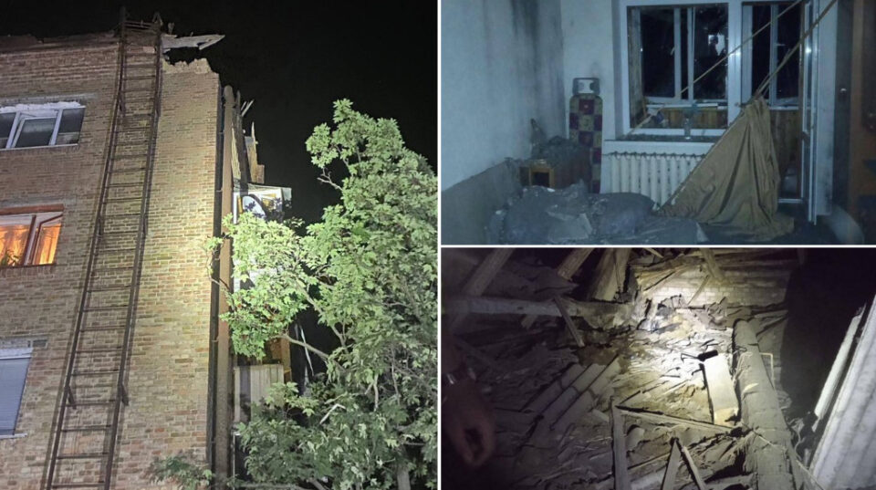 (Видео) Со 54 дрона русите синоќа го нападнале Киев, Украина јавува за еден загинат