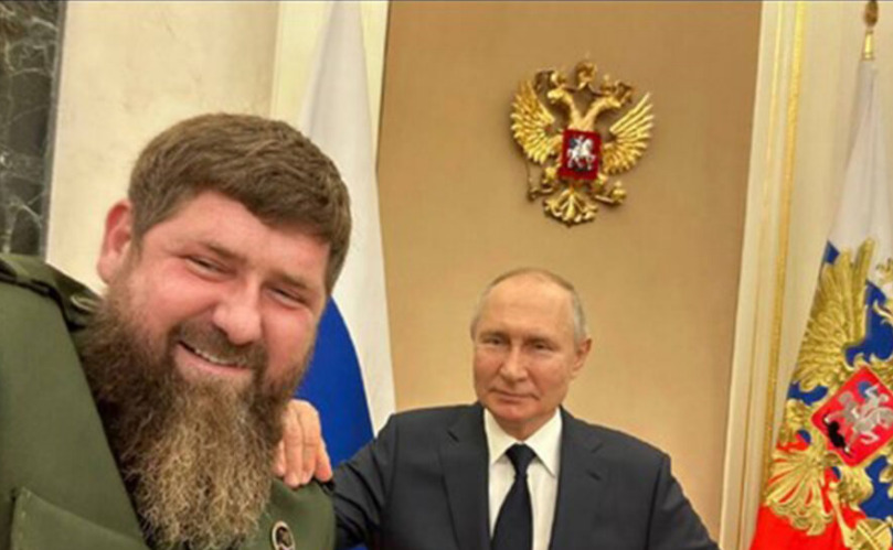 Кадиров објави селфи со Путин, лидерите се сретнаа во Кремљ