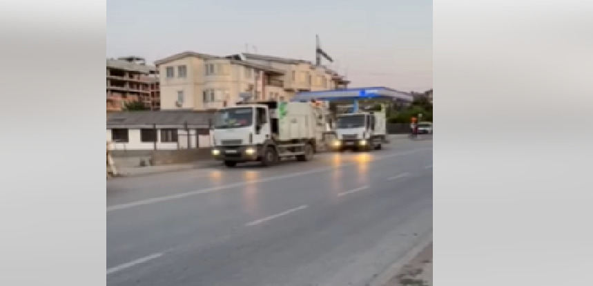 (Видео) Камиони од Кавадарци тргнаа да го чистат ѓубрето во Кисела Вода