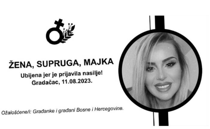 Невенчаната сопруга пред три дена го пријавила убиецот од БиХ за насилство, тој ја убил денес