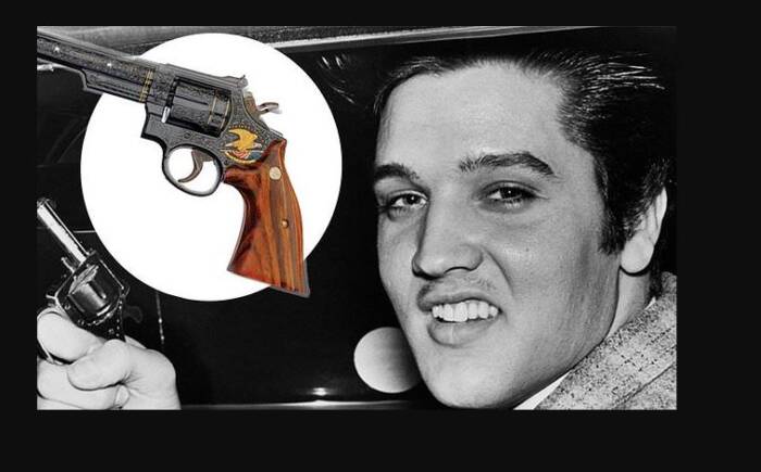 Револвер на Елвис Присли продаден за 200.000 долари