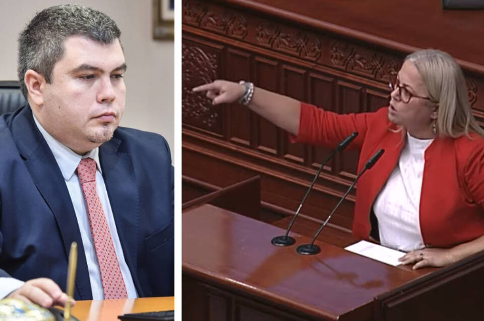 Лигав еден, бакнежи и намигнувања праќај си дома, му рече пратеничката Дафина Стојанова на Маричиќ во Собранието