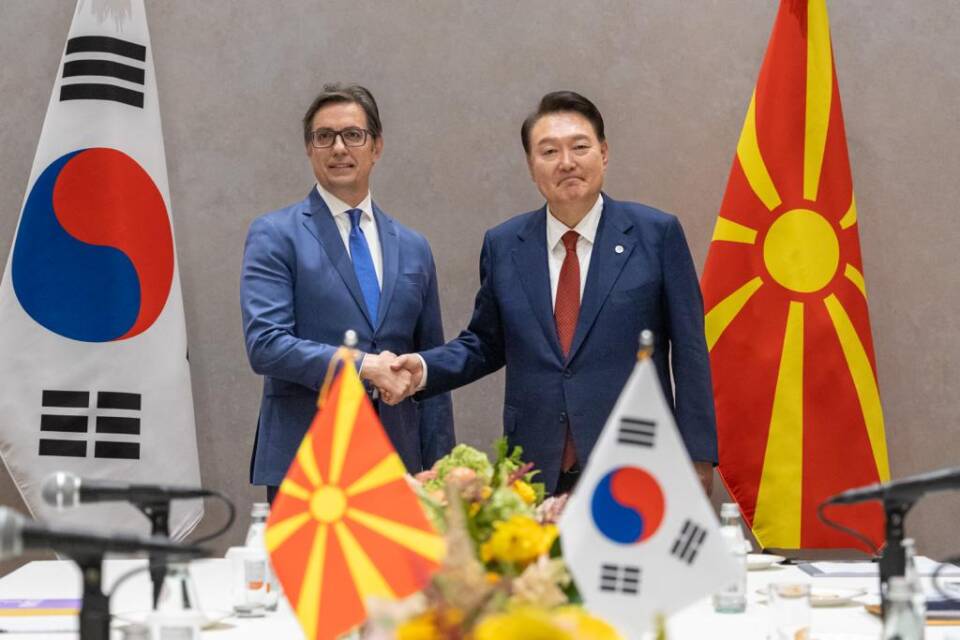 Пендаровски во Њујорк оствари средба со претседателот на Република Кореја, Јун Сук-Јеол