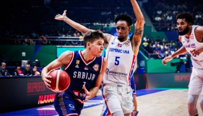 Србите ја прегазија Доминиканска Република за четврт-финале на Мундобаскет