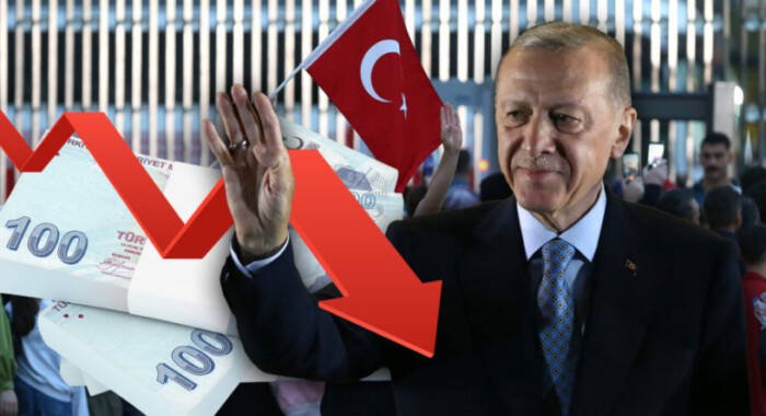 Турската лира падна на историски најниско ниво во однос на доларот