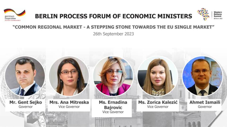 Вицегувернерката Митреска на Форумот за Берлинскиот процес: Имаме висока усогласеност за интеграција во европската платна инфраструктура