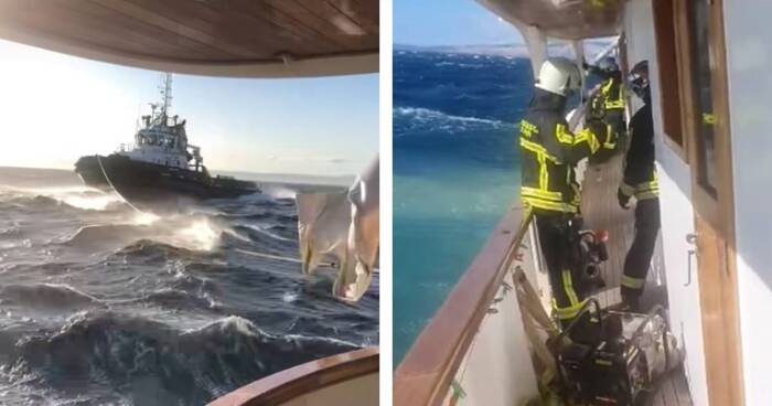 (Видео) Драматично спасување на 38 туристи од морето кај Раб