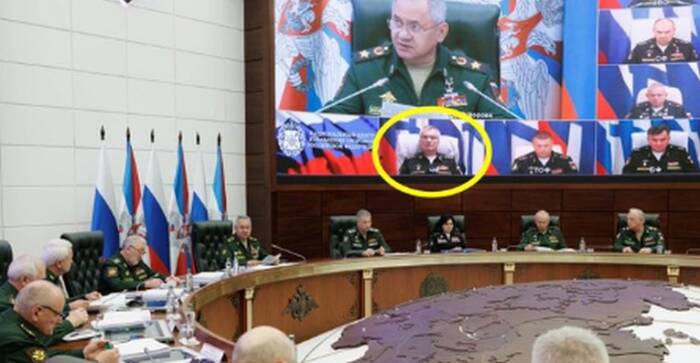 (Видео) Руските медиуми: „Главниот командант на Црноморската флота е жив и здрав, седи до Шојгу“