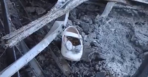 (Видео) Снимка од салата за венчавки, каде што загинаа повеќе од 110 луѓе во Ирак: остана само челична конструкција