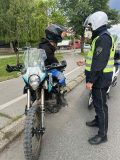 Sankcionirani 113 vozaci na motocikl vo akciska kontrola na svr skopje 45 za vozenje bez kaciga eden lisen poradi bezobdzirno upravuvanje image.jpg